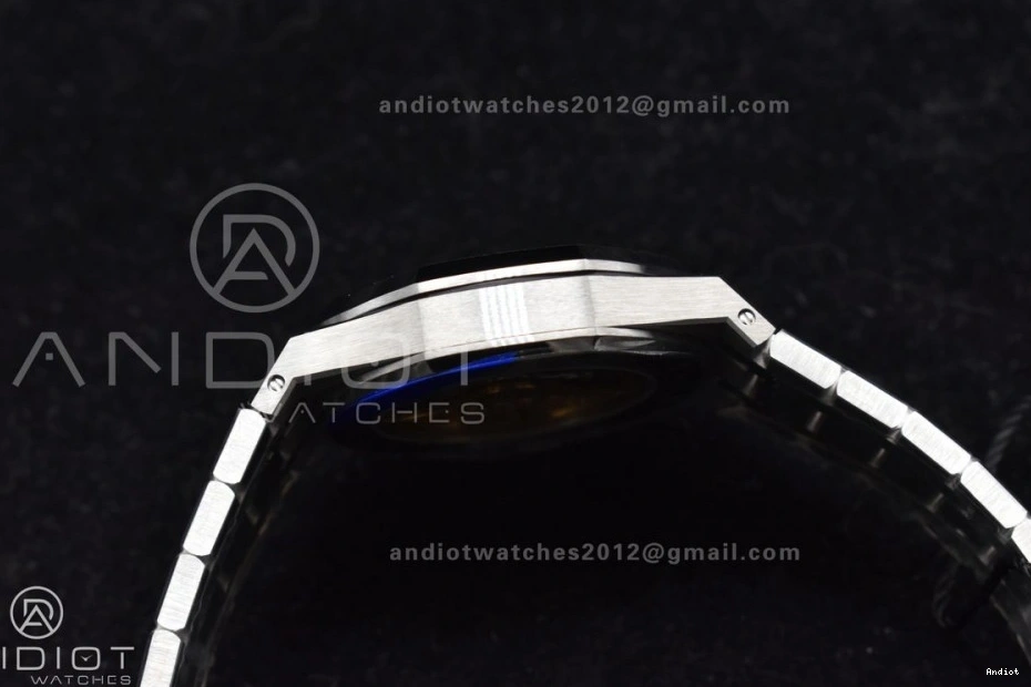 37mm 15450 Dial Oak ZF Blue Textured SA3120 Best SS SS Royal Edition Super Bracelet Clone on 1:1 0214